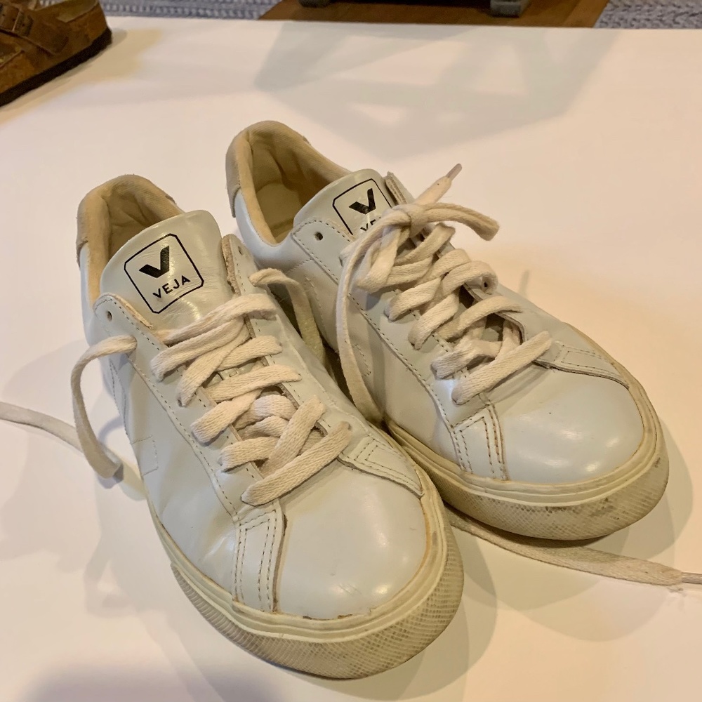 Veja Esplar Sneakers - all white leather
